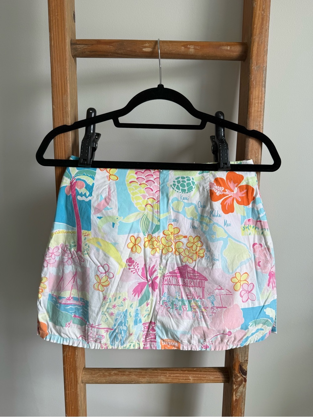 🌺 Lilly Pulitzer Hawaiian Patchwork Skort – Size 2 - Picture 7 of 10